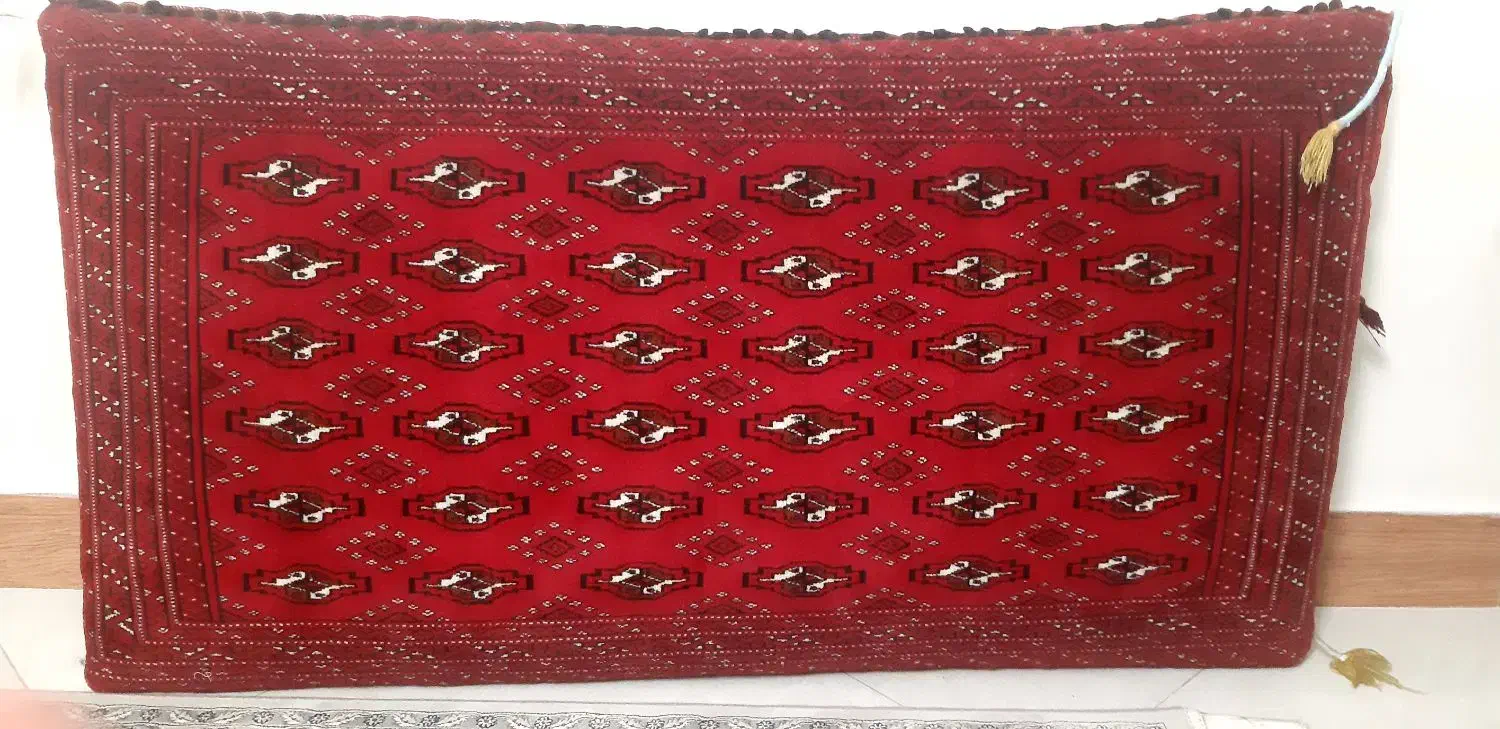 یک جفت پشتی دست بافت ترکمن|پشتی|تهران, شمس‌آباد|دیوار