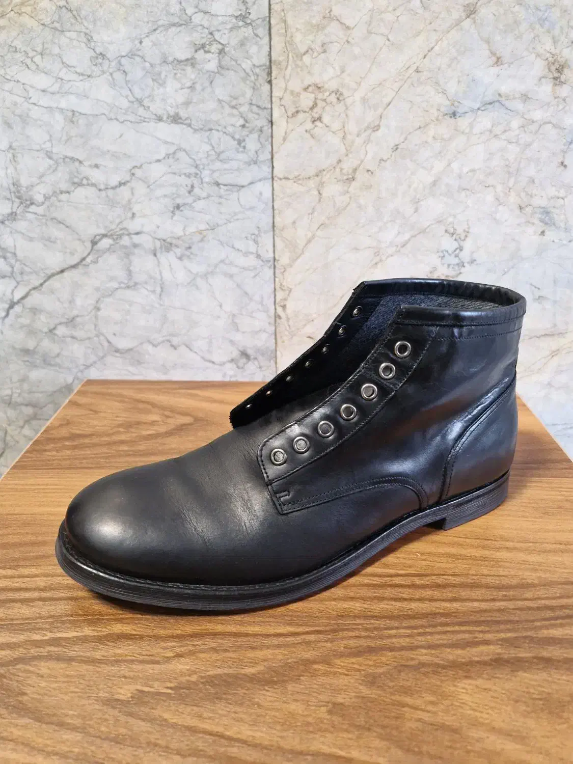 نیم بوت زارا چرم مشکی|کیف، کفش، کمربند|تهران, اتحاد|دیوار