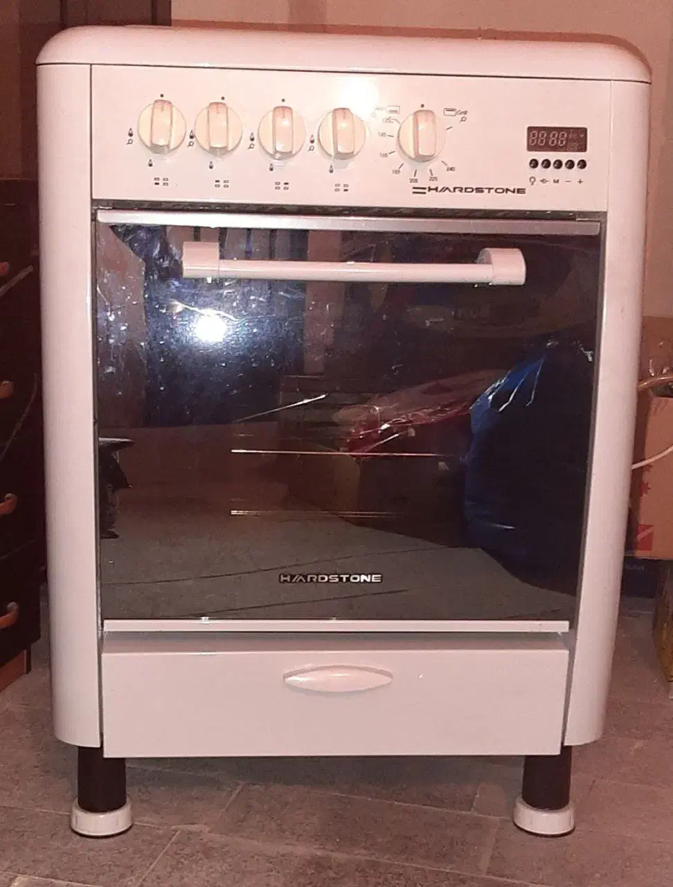 گاز ۴ شعله hardstone|اجاق گاز و لوازم برقی پخت‌وپز|تهران, ایوانک|دیوار