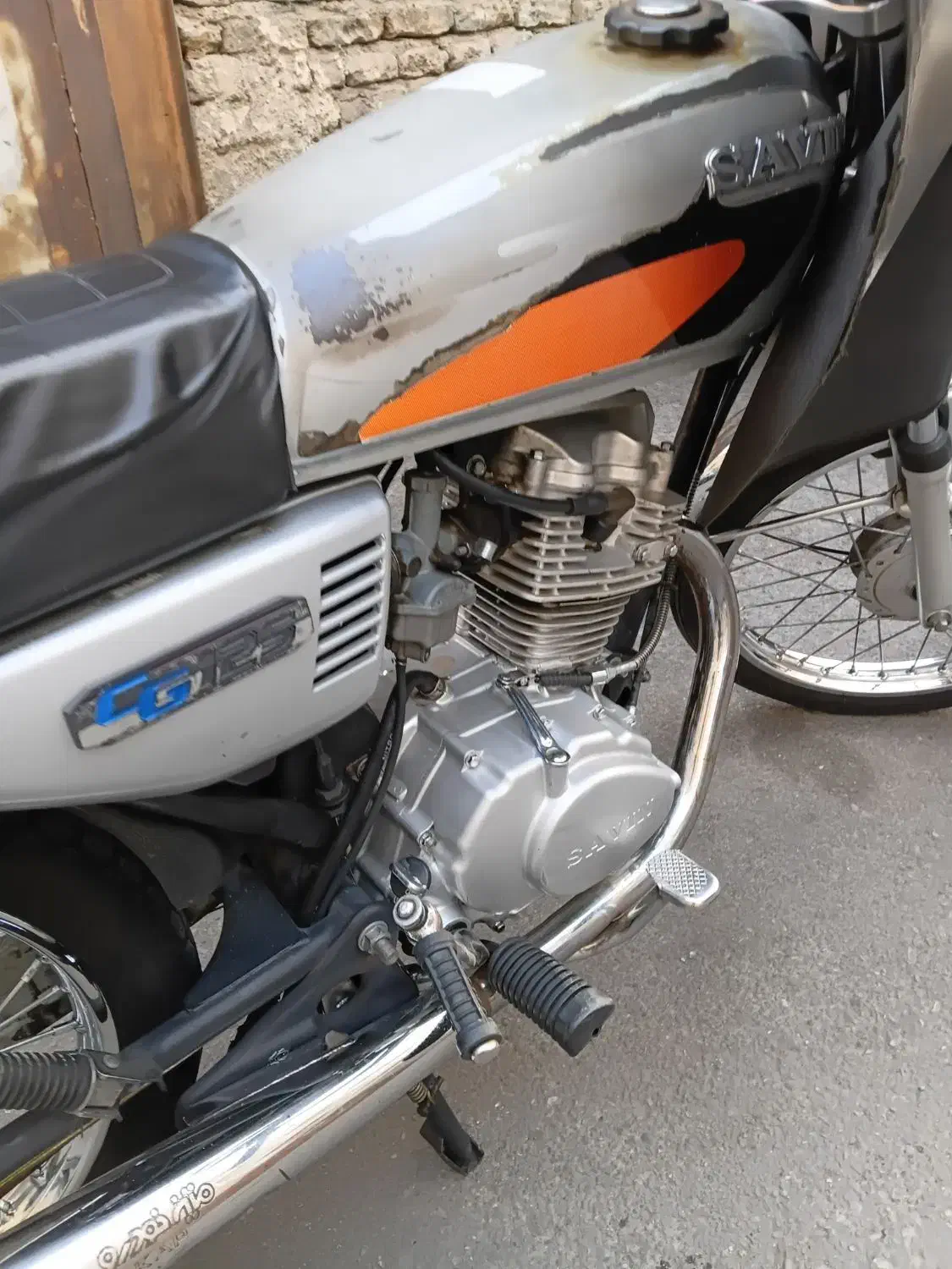 ساوین ۱۲۵ مدل ۹۲|موتورسیکلت|تهران, دهم فروردین|دیوار