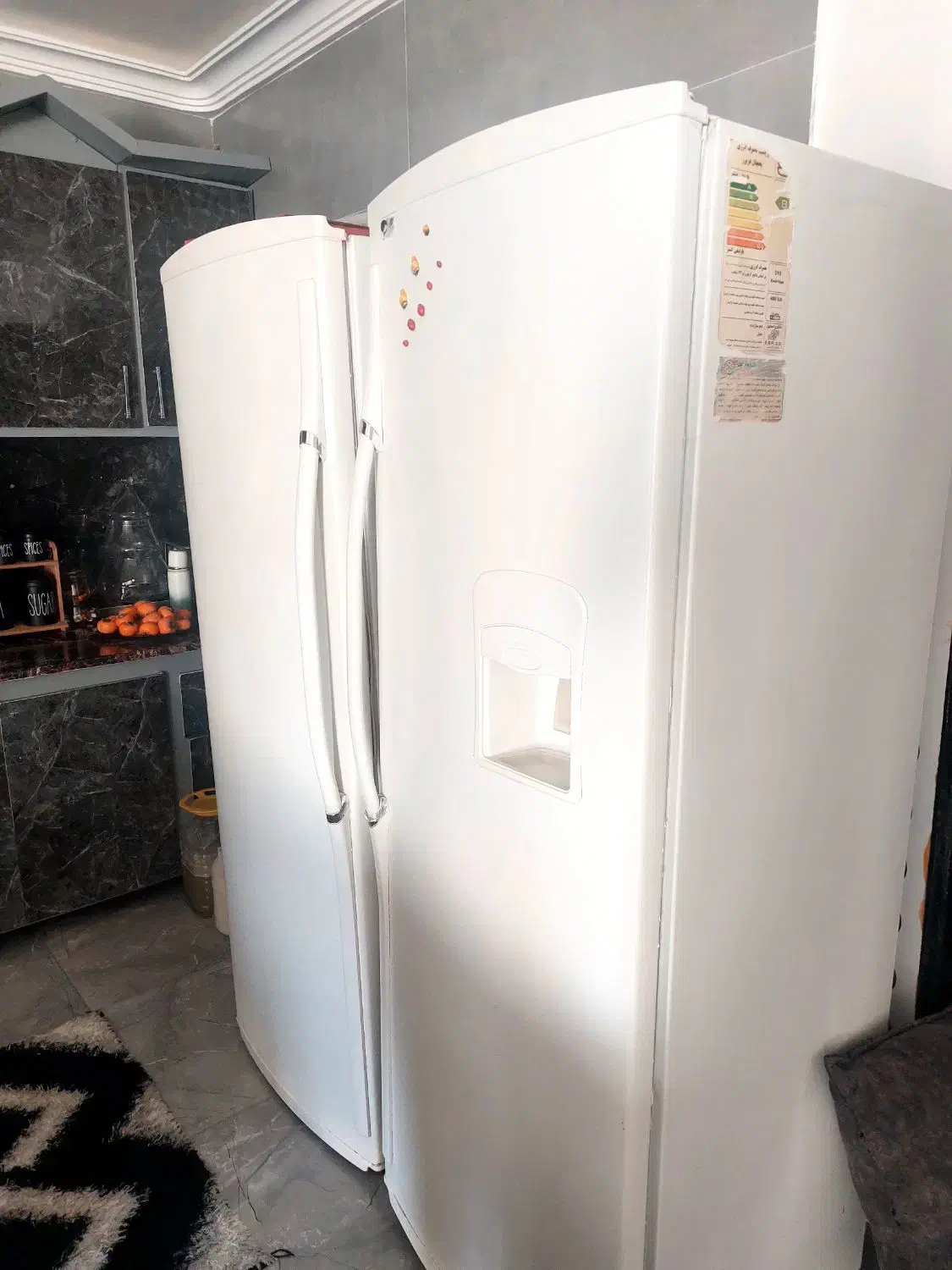 یخچال دو قلو|یخچال و فریزر|مزرعه کتول, |دیوار