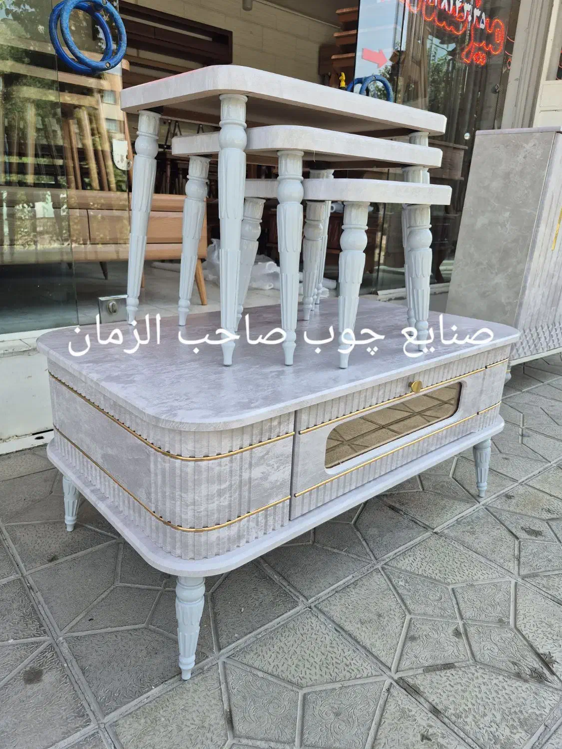 میز عسلی وجلومبلی کد۷۱۱|مبلمان خانگی و میز عسلی|اصفهان, فجر|دیوار