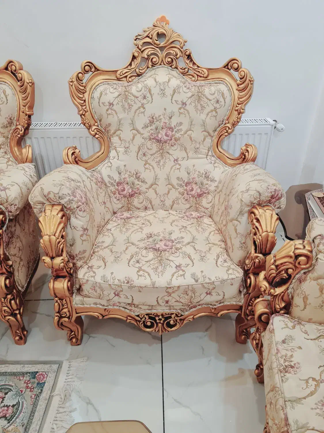 مبلمان سلطنتی ۹ نفره|مبلمان خانگی و میز عسلی|سهند, |دیوار