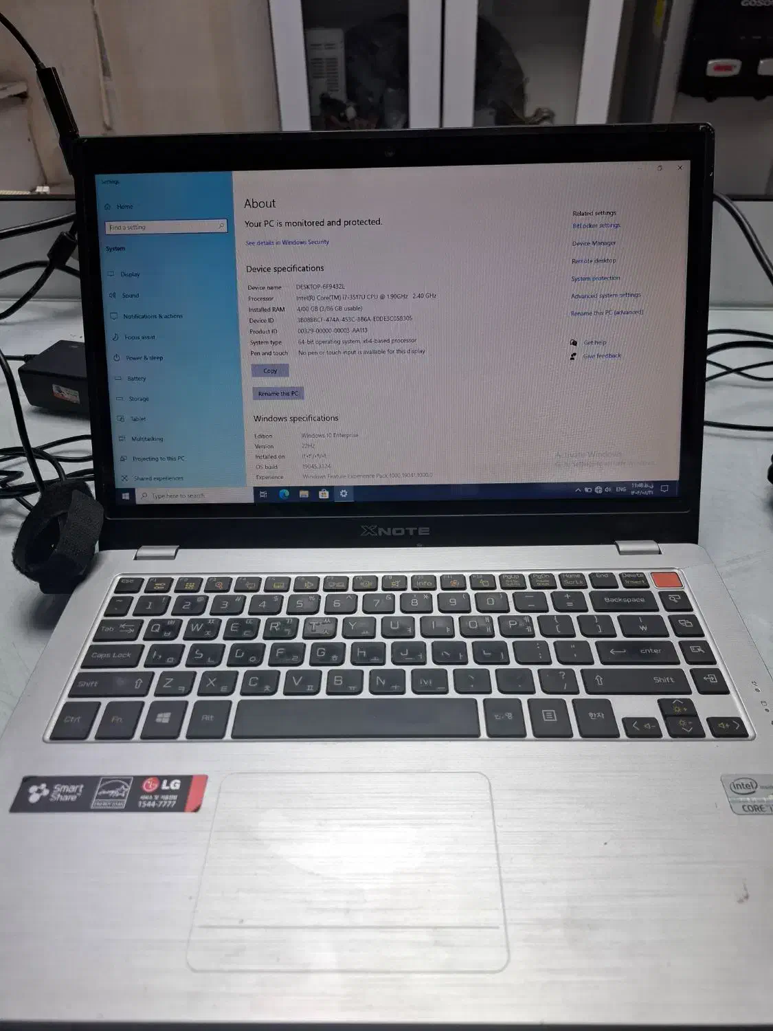 لبتاپ i7 نسل ۳ رم ۴ ssd120 مانیتور ۱۴|رایانه همراه|تهران, شهرک فردوس (حسینی)|دیوار