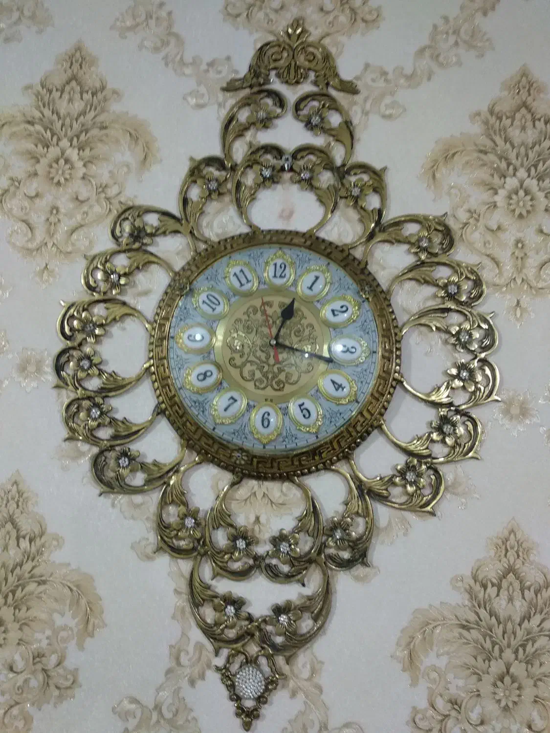 ساعت دیواری نو برنز برنزی|ساعت دیواری و تزئینی|تبریز, |دیوار