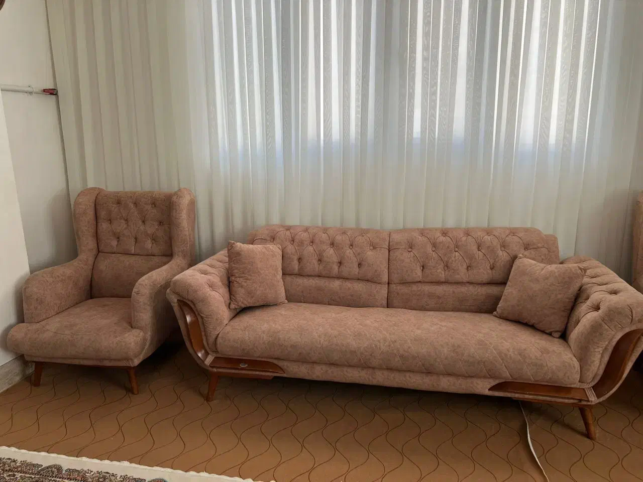 مبل و میز عسلی|مبلمان خانگی و میز عسلی|میانه, |دیوار