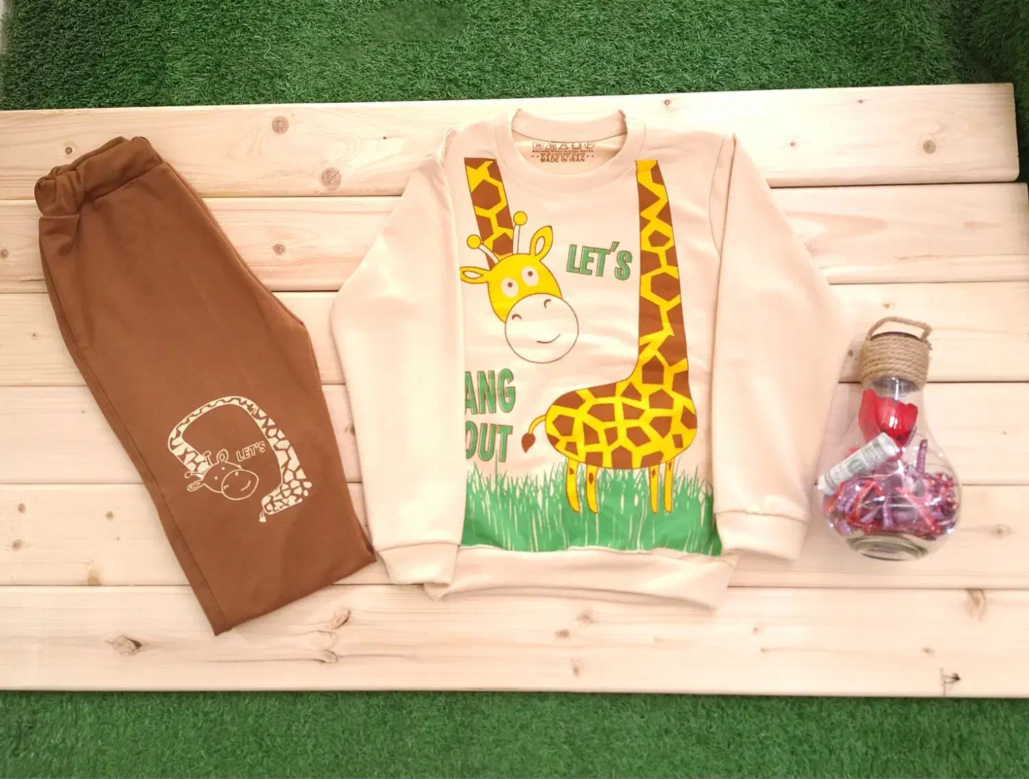 ست پاییزه زرافه|کفش و لباس بچه|قم, زنبیل آباد|دیوار