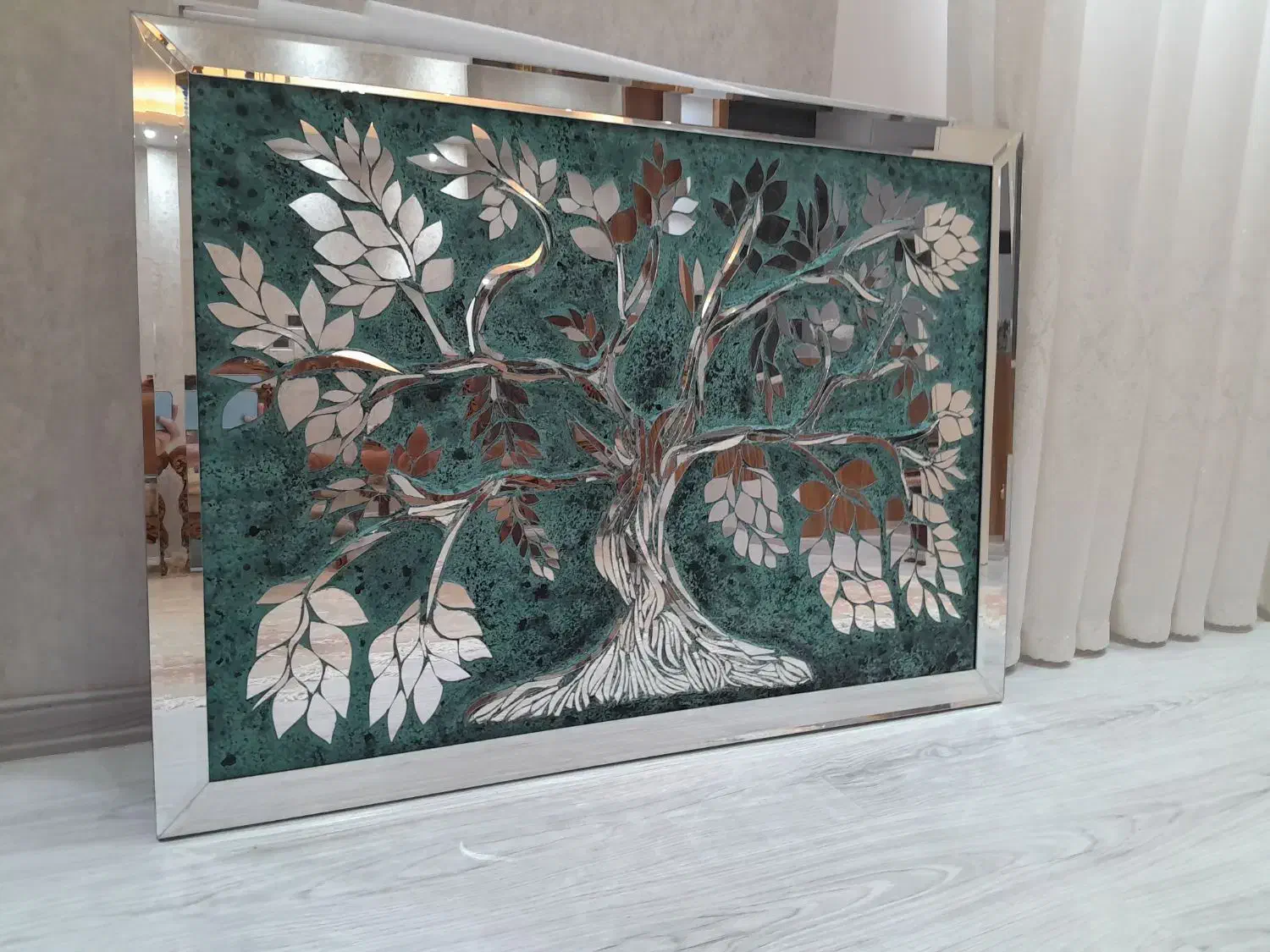 تابلو اینه کاری شده|تابلو، نقاشی، عکس|اردبیل, |دیوار