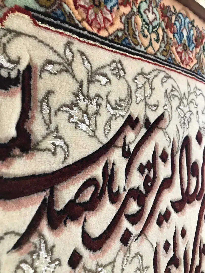 تابلوفرش دستبافت تبریز|تابلو فرش|کاشان, فین بزرگ|دیوار