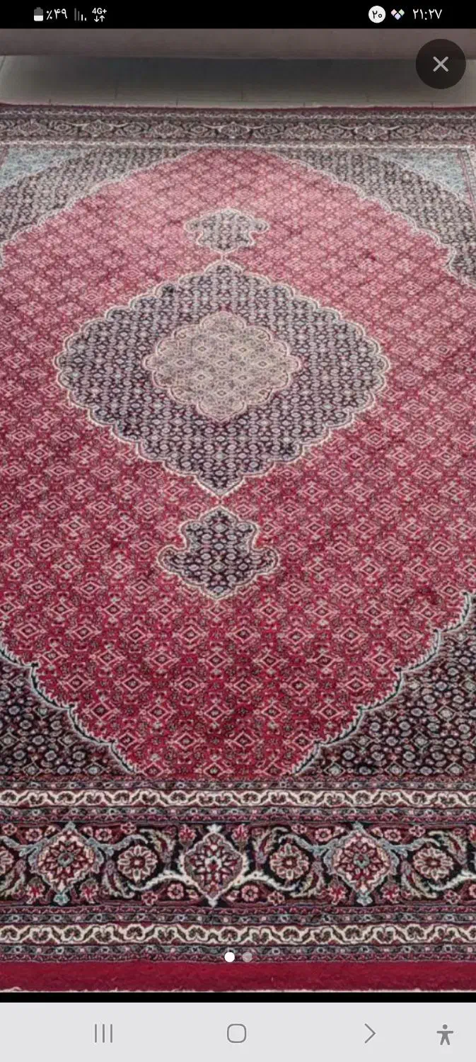 فرش ریز ماهی|فرش|زنجان, |دیوار