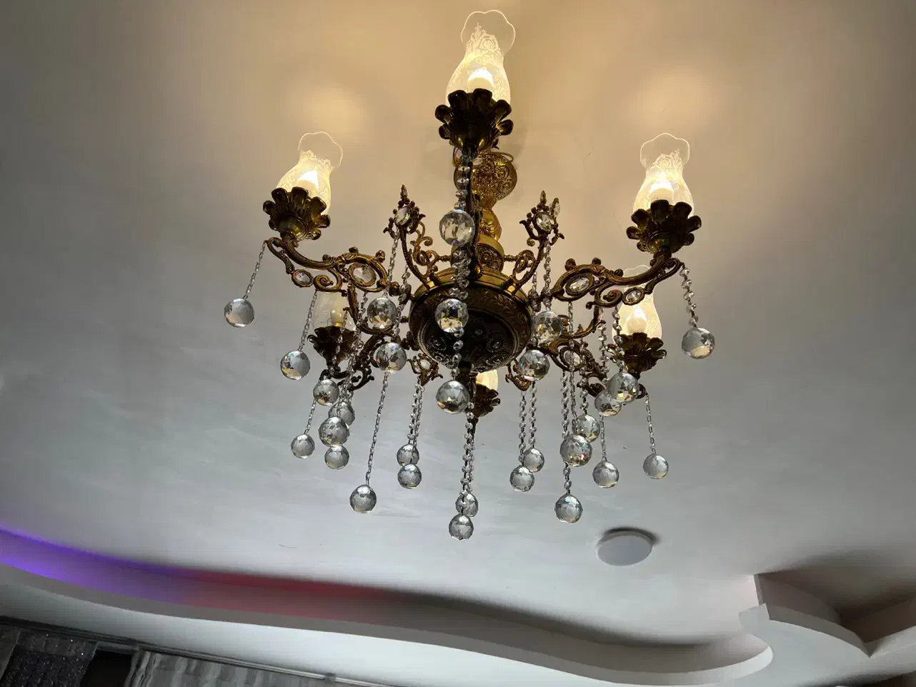 لوستر برنز|لوستر و چراغ آویز|دورود, |دیوار