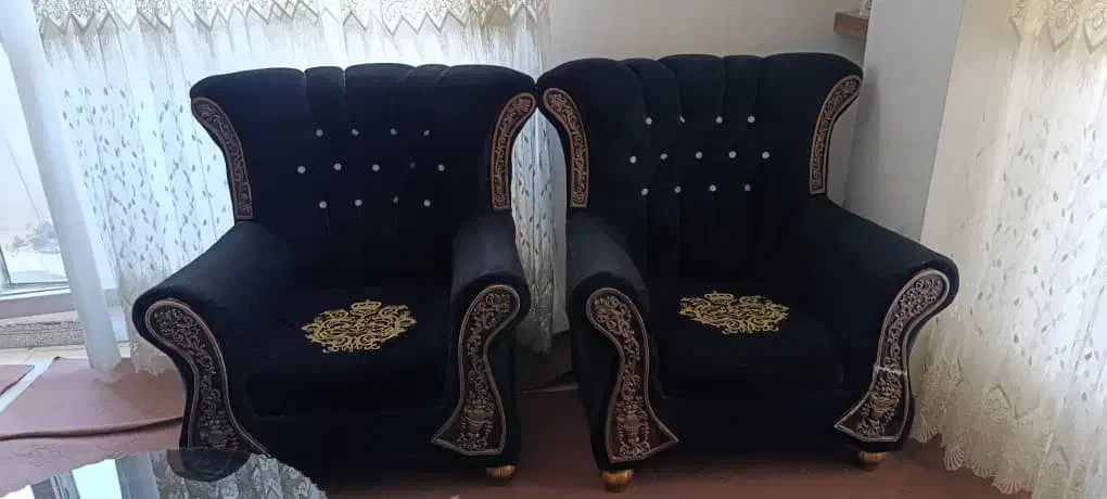 مبل 7 نفره با میز و عسلی|مبلمان خانگی و میز عسلی|فولادشهر, مسکن مهر فولادشهر|دیوار