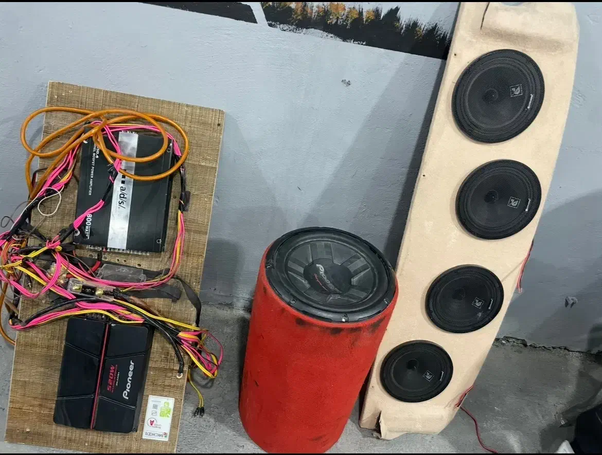 سیستم صوتی سنگین تکمیل درحد صفر|قطعات یدکی و لوازم جانبی|دهدشت, |دیوار