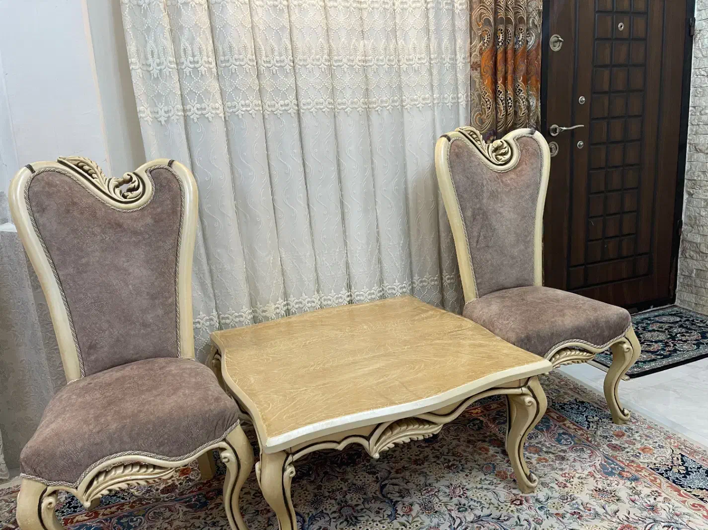 سرویس مبل ۸نفره و نهارخوری ۴نفره|مبلمان خانگی و میز عسلی|محمودآباد, |دیوار