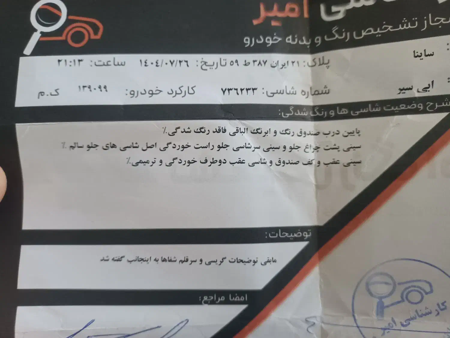 ساینا سرمه‌ای ۹۶|خودرو سواری و وانت|سبزوار, زینبیه|دیوار