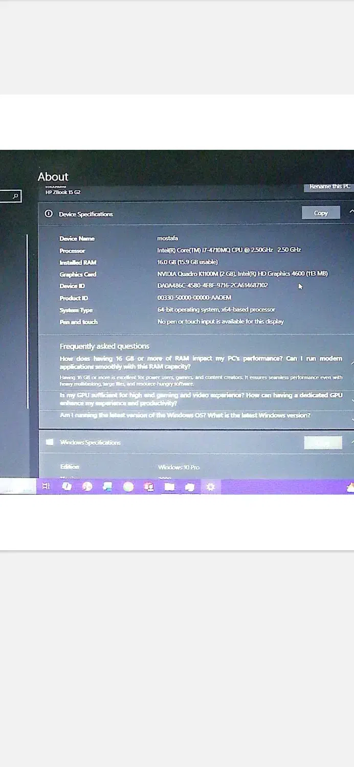 لب تابhp|رایانه همراه|تهران, مهران|دیوار
