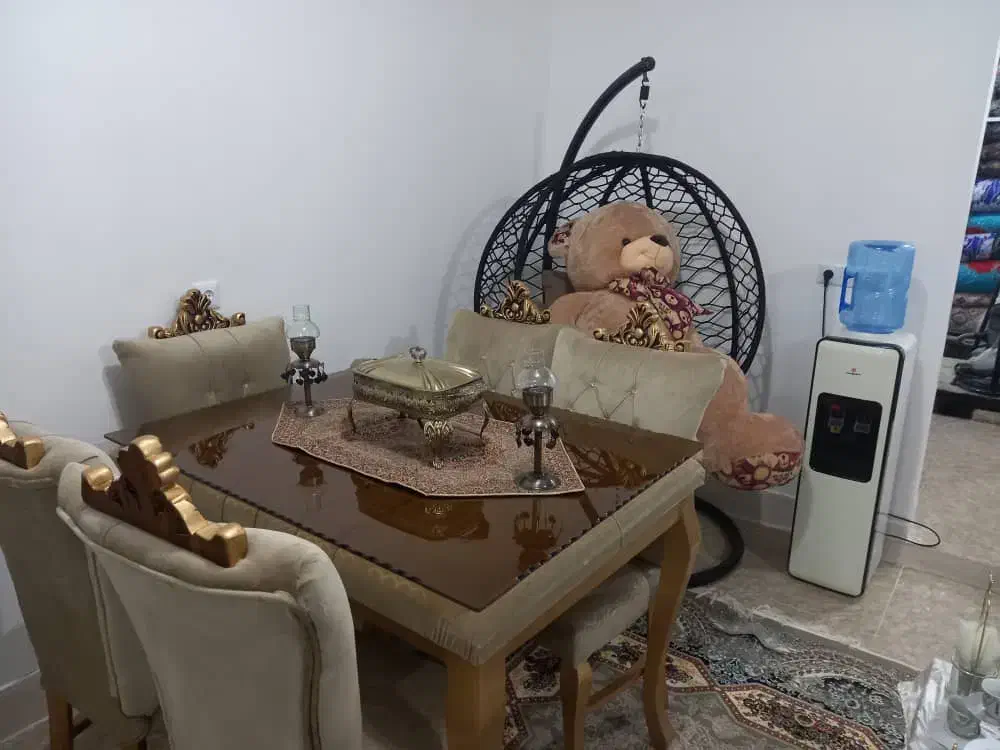 یک عدد نهار خوری ۶نفره درحد نو|میز و صندلی غذاخوری|سیرجان, |دیوار