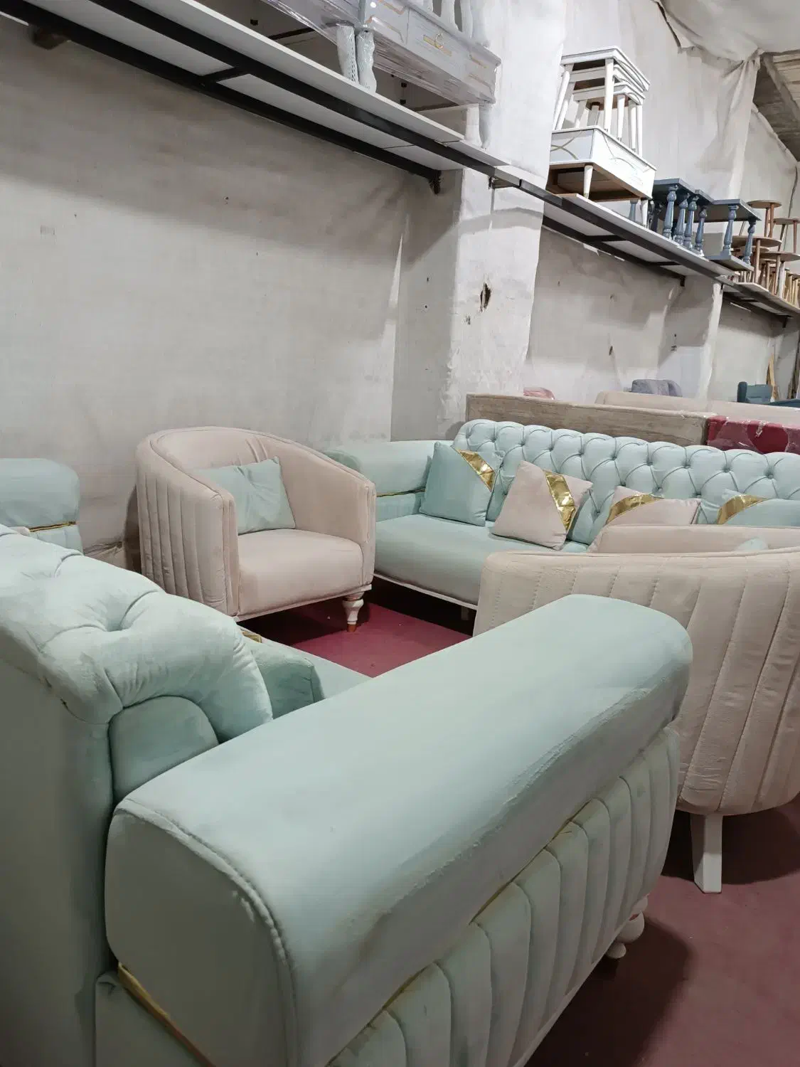 مبل چستر ۸ نفره نو نو|مبلمان خانگی و میز عسلی|رباطکریم, رباطکریم|دیوار