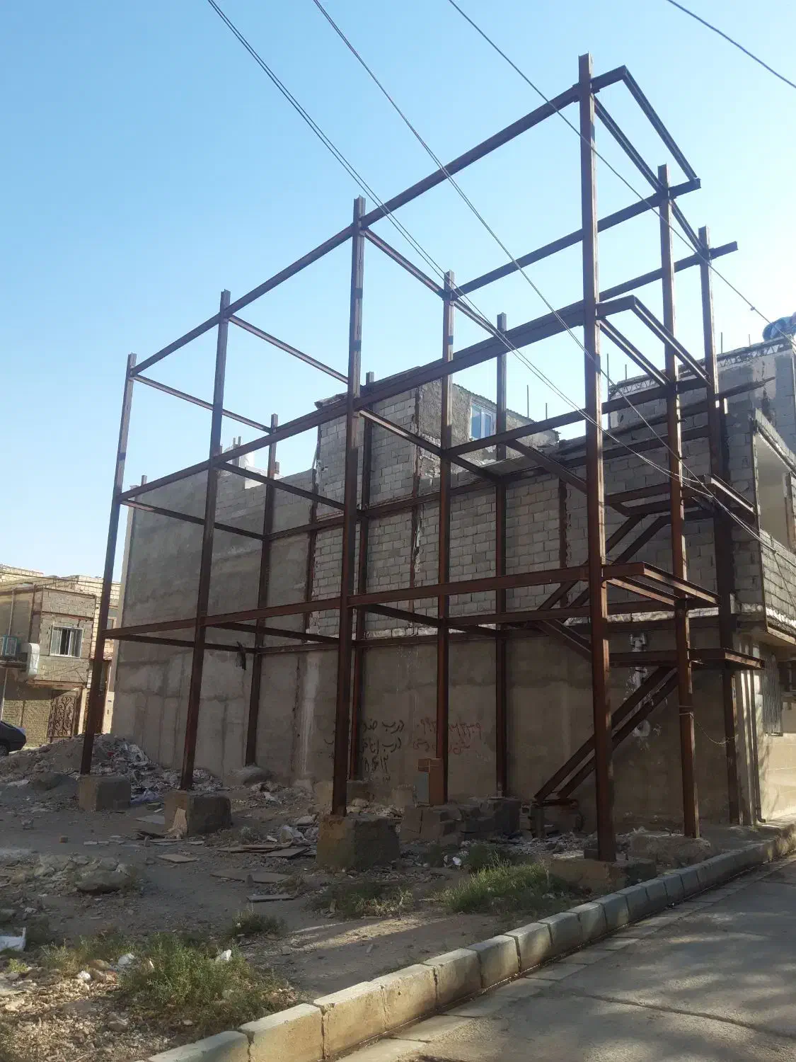 زمین ۷۰ متری سه طبقه اسکلت کامل زیر قیمت|فروش زمین و ملک کلنگی|رباط‌کریم, پیغمبر|دیوار