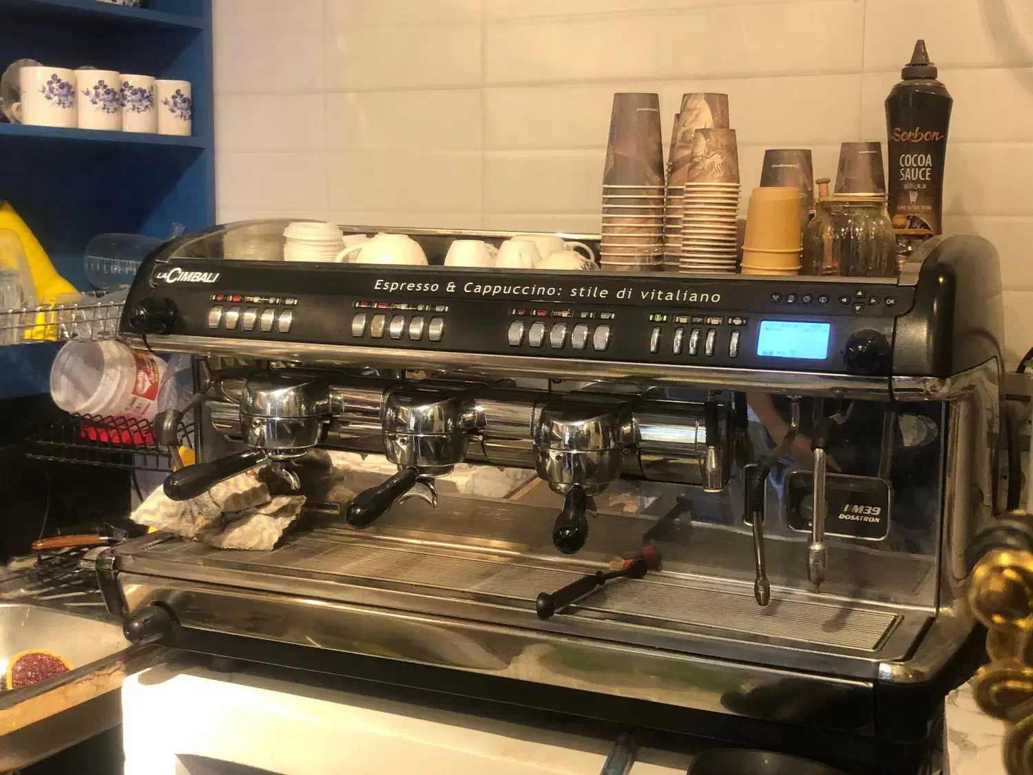 دستگاه اسپرسو جبمبالی سه گروپ دوساترون|کافیشاپ و رستوران|قزوین, |دیوار