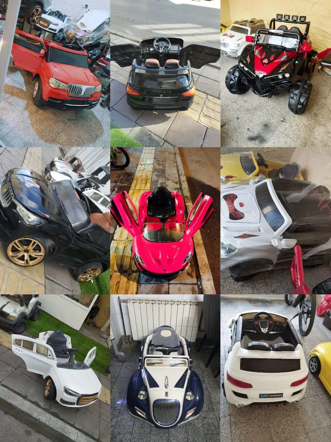 ماشین شارژی استوک دوموتوره و چهارموتوره|اسباببازی|ارومیه, |دیوار