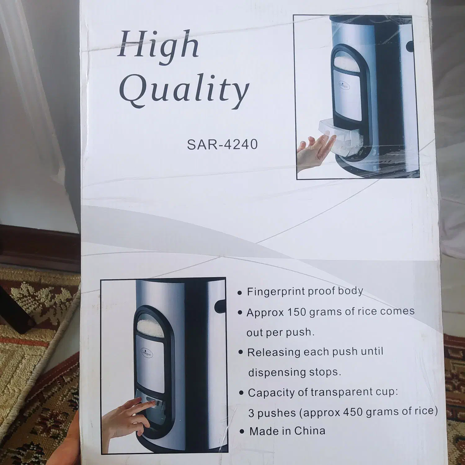 سطل برنج یونیک اصل|ظروف نگهدارنده، پلاستیکی، یکبارمصرف|قم, پردیسان|دیوار