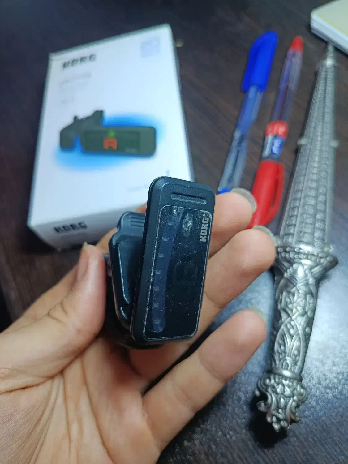 تیونر کروماتیکی مدل KORG شیک آکبند|گیتار، بیس، امپلیفایر|شیراز, دانشگاه شیراز|دیوار