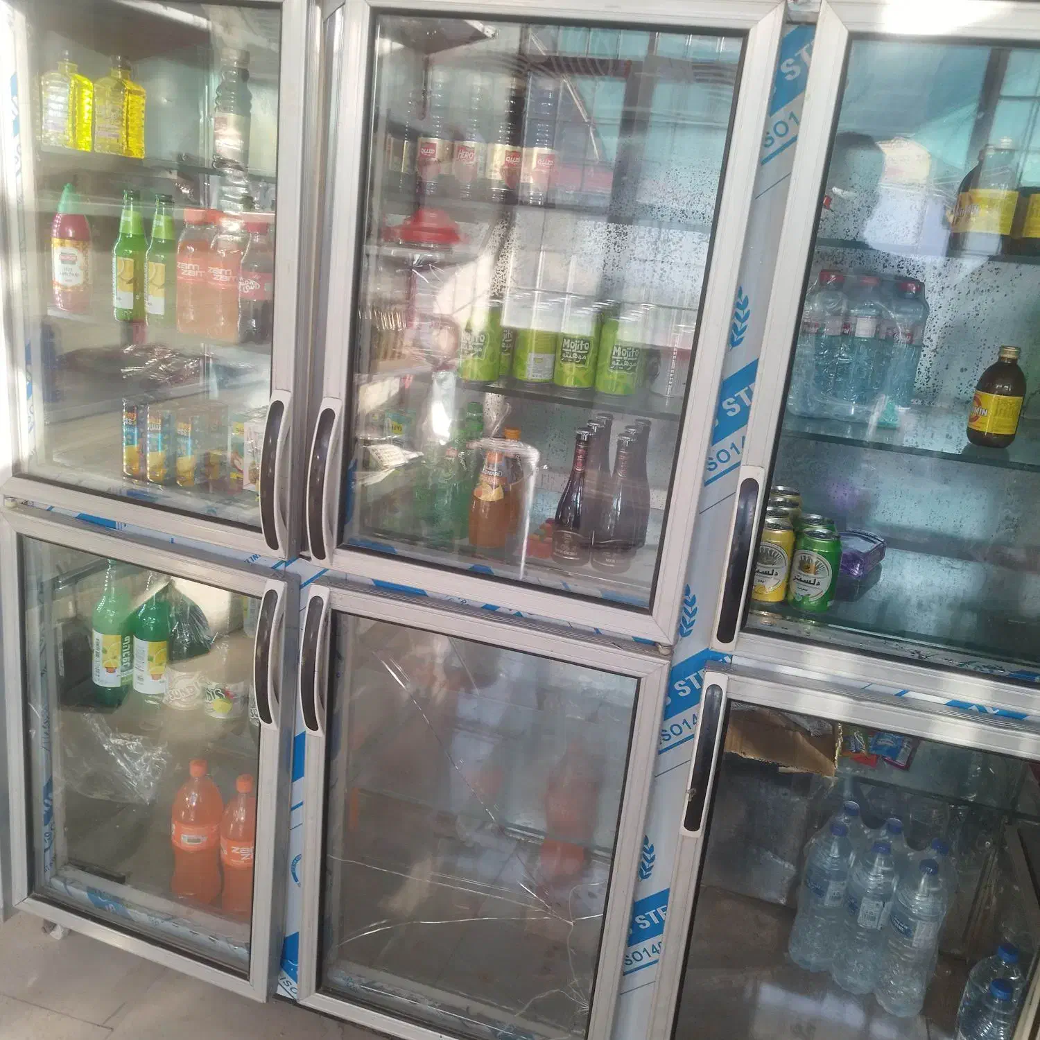 یخچال ۶ درب مغازه ب همراه قفسه|فروشگاه و مغازه|یاسوج, |دیوار