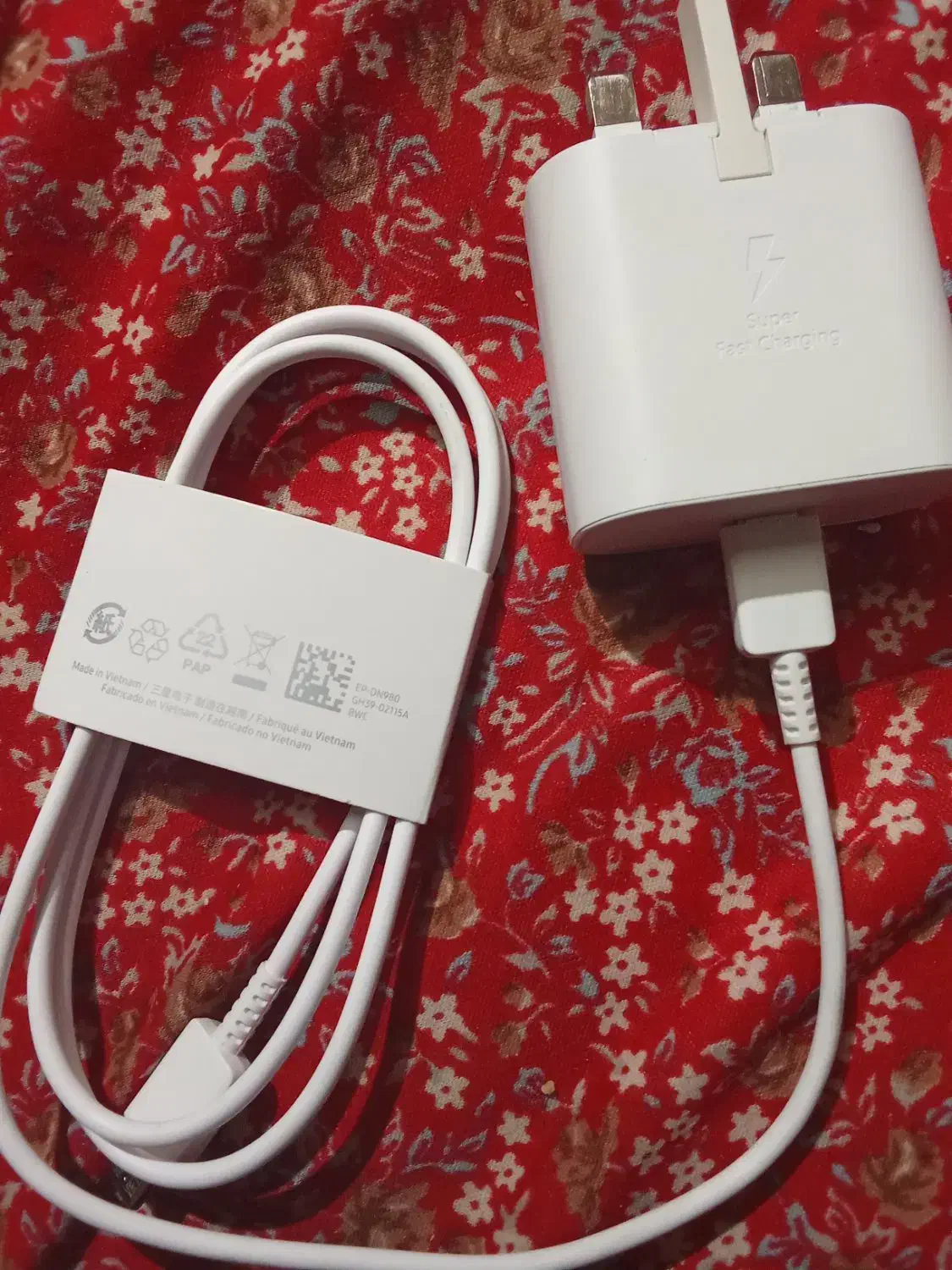 فروش.شارژر اصلی سامسونگ.ویتنام اصل|لوازم جانبی موبایل و تبلت|بم, |دیوار