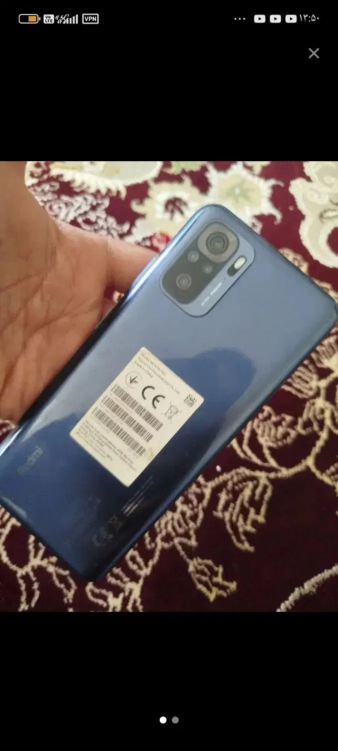 گوشی. شیائومیnot10 pro max. rom13. ram128|موبایل|شیراز, شهرک امیر کبیر|دیوار