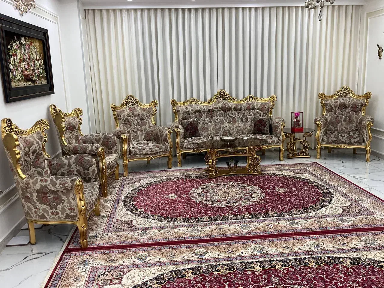 مبل سلطنتی|مبلمان خانگی و میز عسلی|ملارد, |دیوار