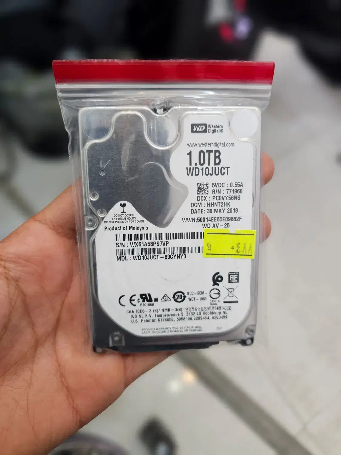 هارد ۲.۵ اینچی یک ترابایت|قطعات و لوازم جانبی رایانه|یزد, |دیوار