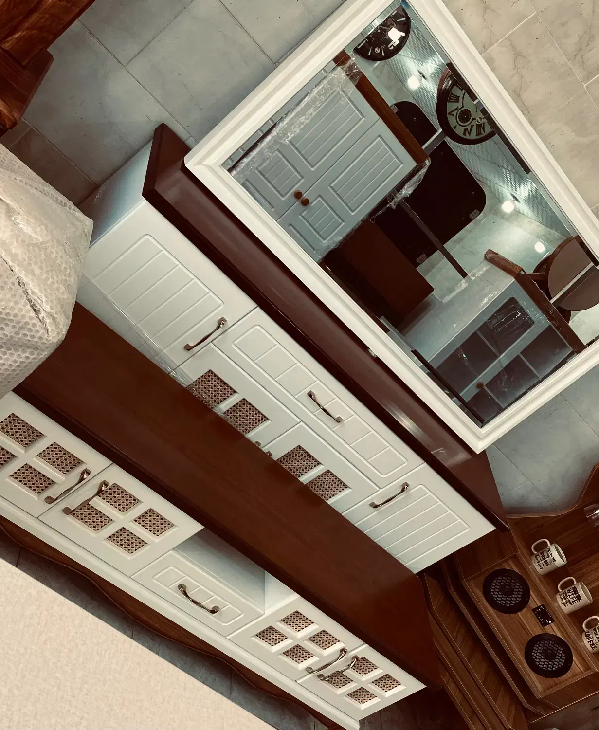 آیینه کنسول و میز تی وی|بوفه، ویترین، کنسول|یاسوج, |دیوار