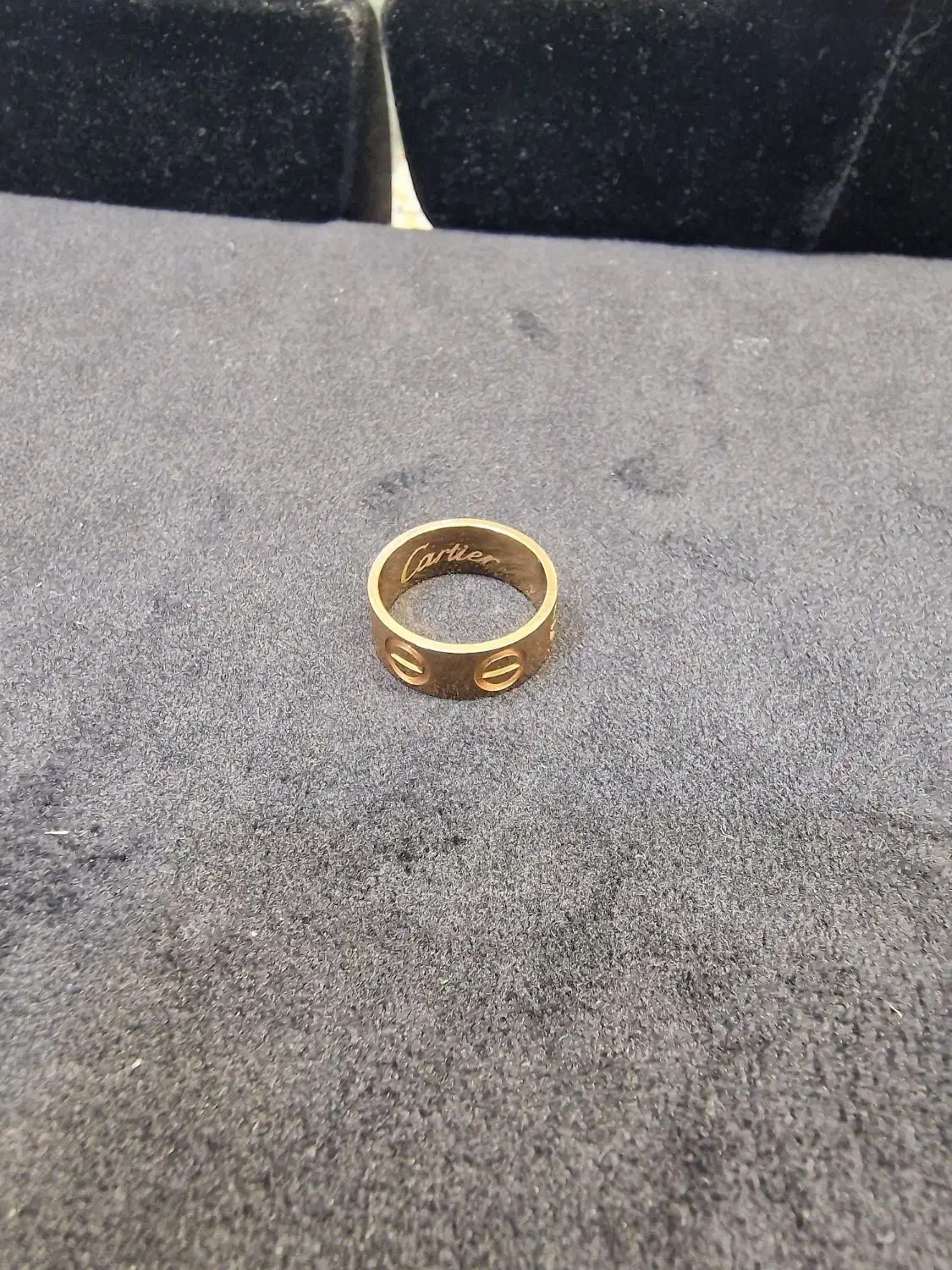 انگشتر کارتیر بدون اجرت بسیار زیبا|جواهرات|شیراز, شاهچراغ|دیوار