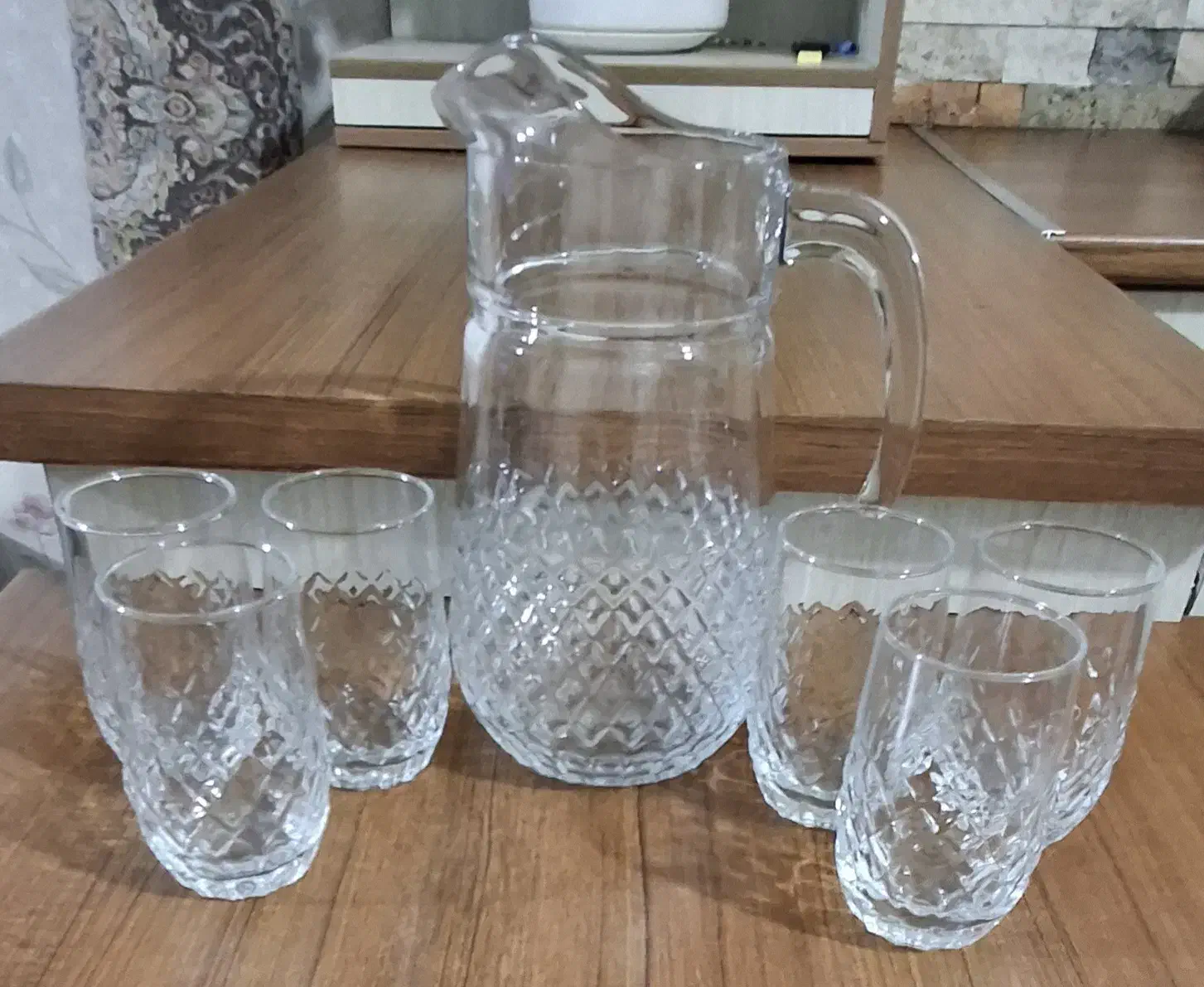 سرویس پارچ لیوان|ظروف سرو و پذیرایی|کهریزک, |دیوار