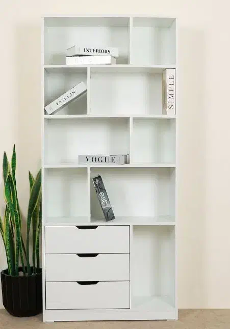 کتابخانه کشو دار تمام ام دی آف کورد چوب|کتابخانه، شلف، قفسه‌های دیواری|سنندج, |دیوار