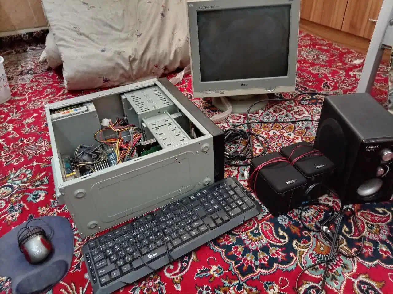 کامپیوتر LG با تمامی لوازم جانبی|رایانه رومیزی|نجف‌آباد, امام خمینی|دیوار