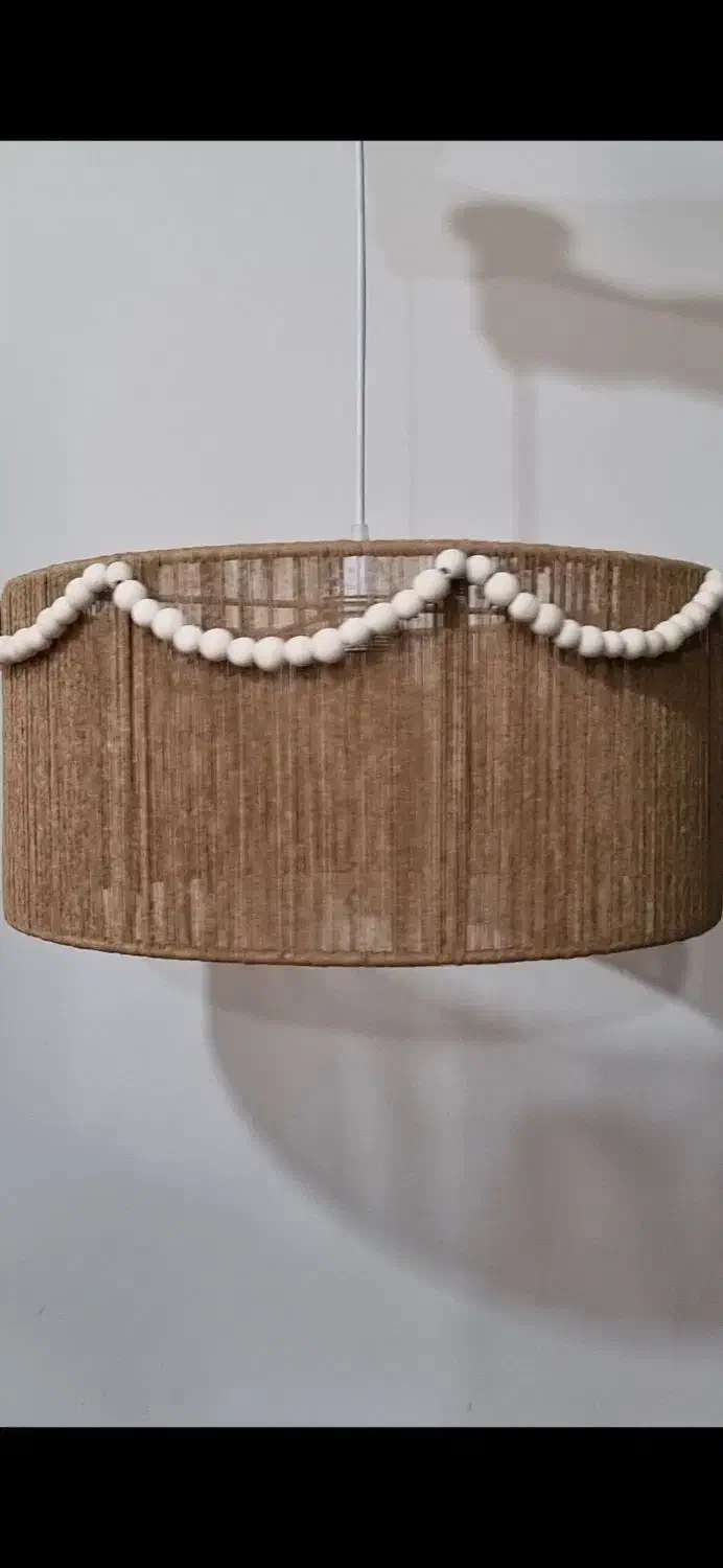 لوستر و اباژور رافیا|لوستر و چراغ آویز|سنندج, |دیوار