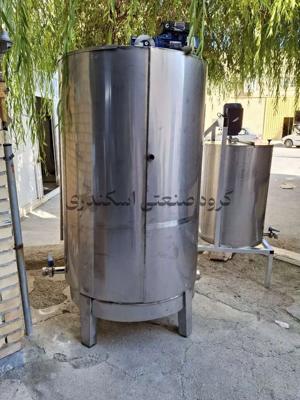 دیگ شیر جوش دستگاه پخت و پز پاتیل پروسس تانک 100|ماشینآلات صنعتی|یزد, |دیوار