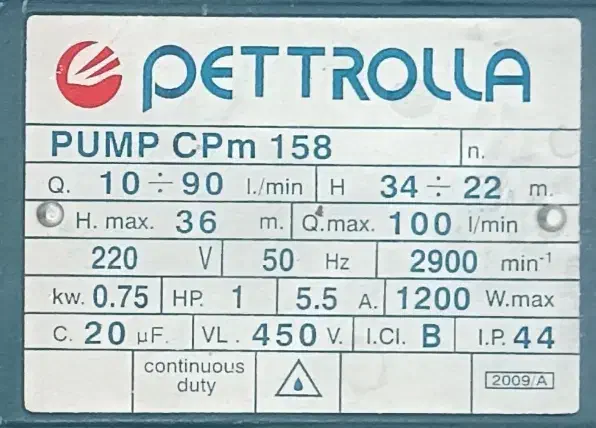 پمپ آب صفحه دار|فروشگاه و مغازه|اردبیل, |دیوار