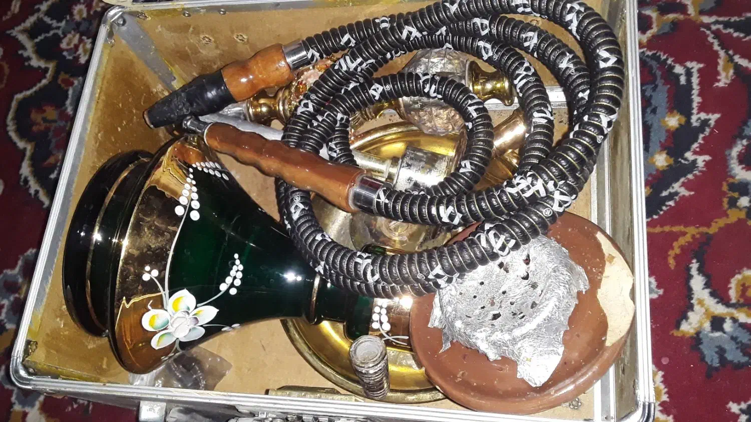 قلیان میوه ای سلطنتی|کلکسیون اشیاء عتیقه|خورموج, |دیوار