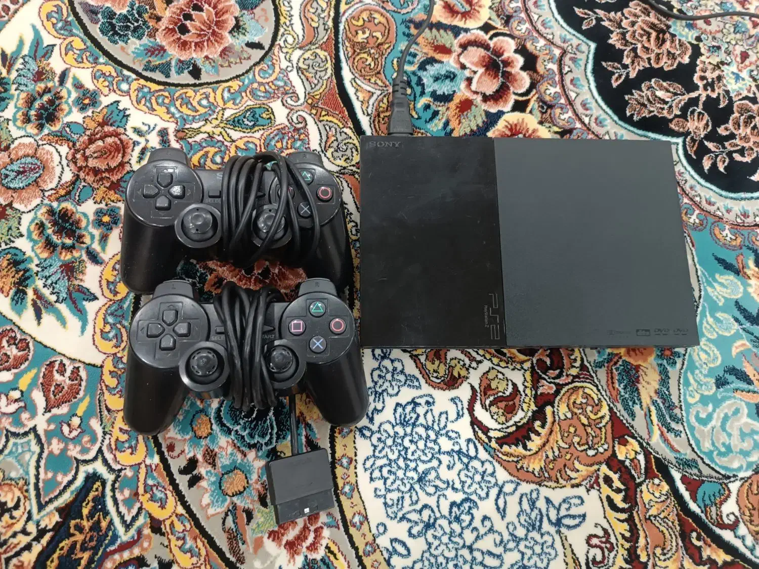 پلی استیشن 2 سالم همراه با دسته و فیش آماده گیم|کنسول، بازی ویدئویی و آنلاین|نسیم‌شهر, |دیوار