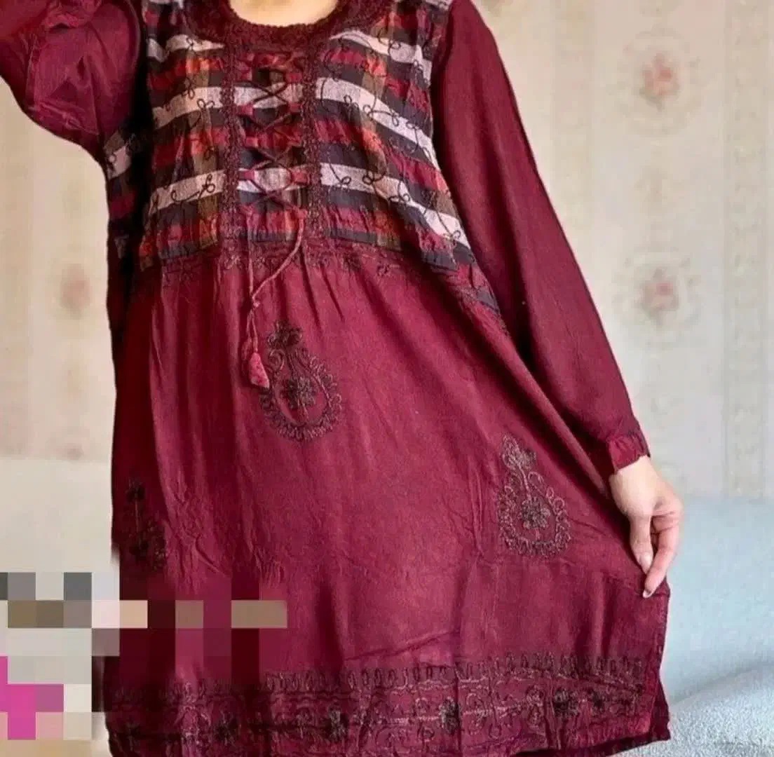 مانتو هندی نخی سنگشور|لباس|اردبیل, |دیوار