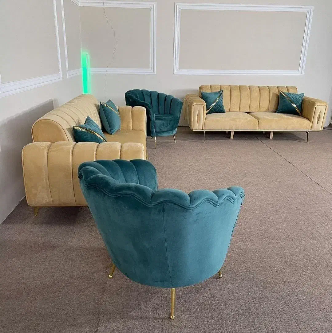 مبلمان راحتی صدفی|مبلمان خانگی و میز عسلی|ایوانکی, |دیوار