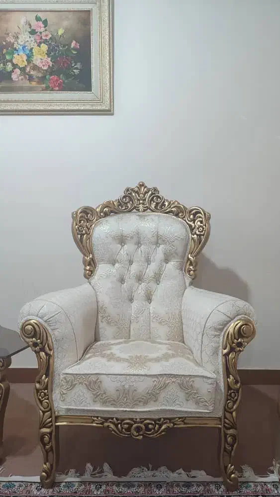 مبل سلطنتی نه نفره|مبلمان خانگی و میز عسلی|اهواز, کوی جانبازان(دانش)|دیوار