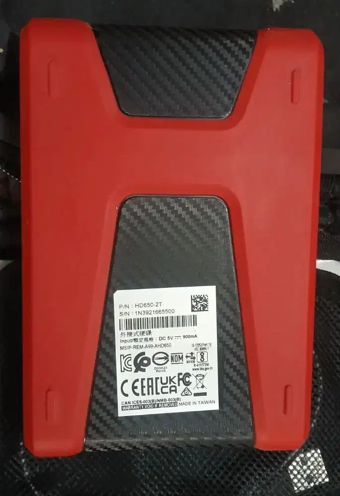 هارد اکسترنال  2 ترابایت  ای دیتا|قطعات و لوازم جانبی رایانه|سنندج, |دیوار