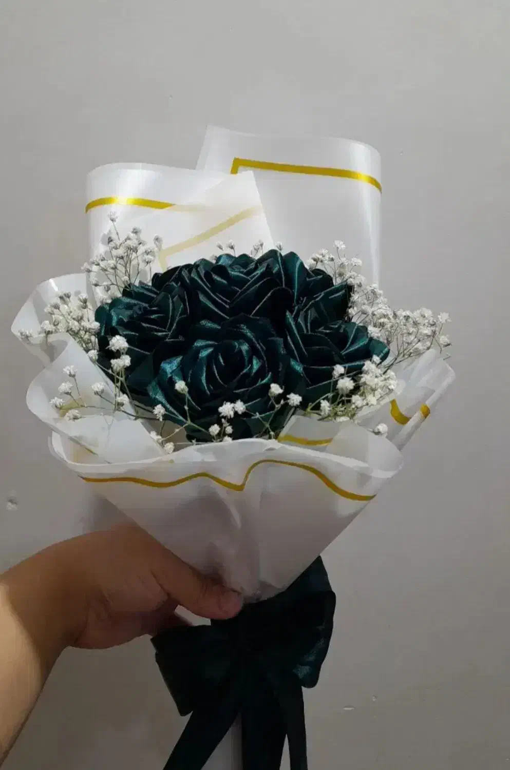 گل روبانی آبشار رز ۱۴ تومن|گل مصنوعی|همدان, |دیوار