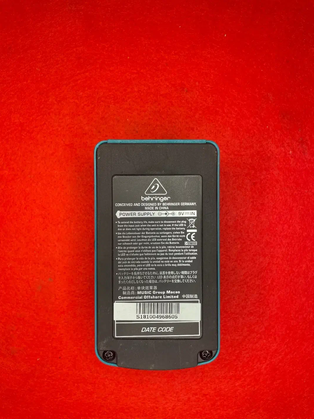 پدال کمپرسور Behringer CS400|گیتار، بیس، امپلیفایر|رشت, سعدی (تختی)|دیوار