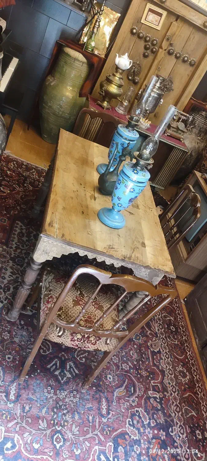 میزوصندلی سیم ومعرق عتیقه ارسال اصفهان|کلکسیون اشیاء عتیقه|تهران, امام حسین|دیوار