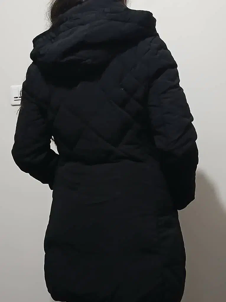 کاپشن خارجی فوق گرم پر کلاغی|لباس|قروه, |دیوار